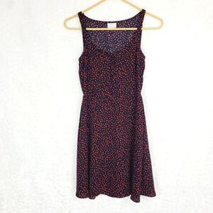 Abound summer dress Size XXS black red